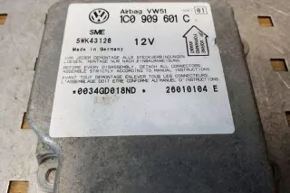 1C0909601C Блок AirBag Skoda Fabia 1 Арт e12364840, вид 1