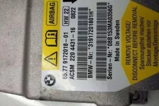 9172018 Блок AirBag BMW 5 E60/E61 Арт e12363414, вид 1