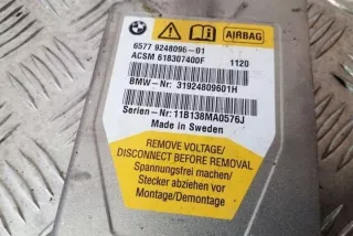 9248096 Блок AirBag BMW 5 F10/F11/GT F07 Арт e12363296, вид 1