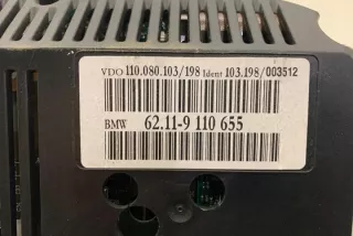 62119110655 Щиток приборов (приборная панель) BMW 7 E65/E66 Арт e12327784, вид 3