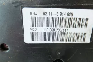 62116914925 Щиток приборов (приборная панель) BMW 5 E39 Арт e12327629, вид 1