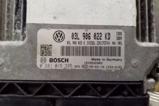 03L906022KD Блок управления двигателем Volkswagen Scirocco 3 Арт e12321983, вид 1