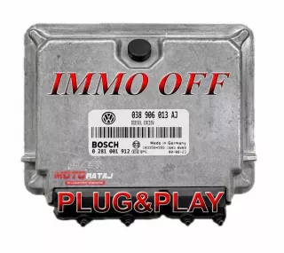 038906013AJ Блок управления двигателем Volkswagen Polo 4 Арт e12321949, вид 1