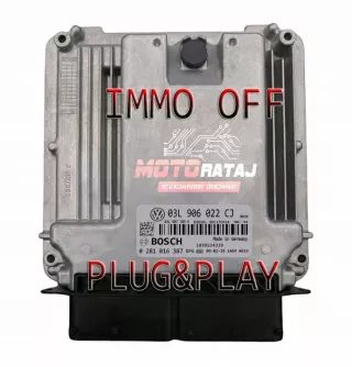 03L906022CJ Блок управления двигателем Volkswagen Multivan T5 Арт e12321573, вид 1