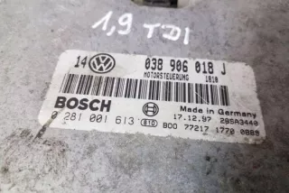 038906018J Блок управления двигателем Volkswagen Golf 4 Арт e12321447, вид 1