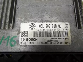 03L906018QJ 17595682212 Блок управления двигателем Skoda Yeti Арт e12320871, вид 3