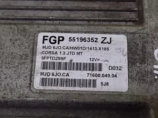 55196352ZJ Блок управления двигателем Opel Corsa C Арт e12319635, вид 4
