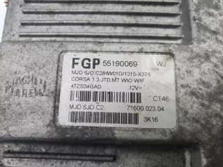 55190069 Блок управления двигателем Opel Corsa C Арт e12319622, вид 3