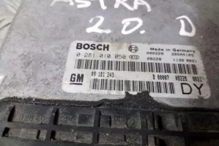 F69_ 0281010050 Блок управления двигателем Opel Astra G Арт e12319485, вид 3