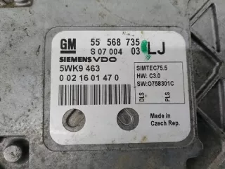 55568735 S0700403LJ Блок управления двигателем Opel Astra H Арт e12319350, вид 3