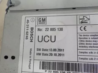 22805138 Блок навигации Opel Astra J Арт e12314686, вид 2