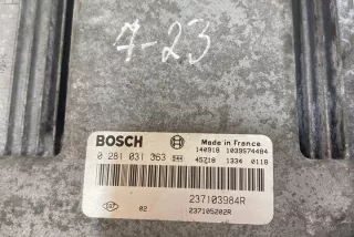 0281031363 Блок управления двигателем Opel Vivaro B Арт e12292911, вид 4