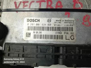0281001634 Блок управления двигателем Opel Vectra B Арт e12292897, вид 2