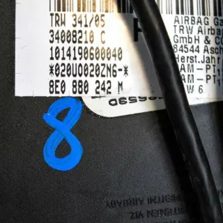 8E0880242M Подушка безопасности Audi A4 B7 Арт e12281467, вид 3