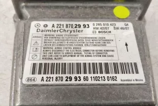 W221 2218702993 Блок AirBag Mercedes S W221 Арт e12272301, вид 2