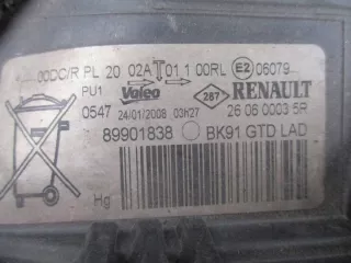 260600035R Фара левая Renault Laguna 3 Арт e12261854, вид 2