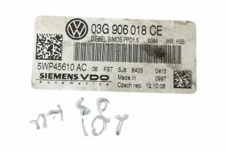 03G906018CE Блок управления двигателем Volkswagen Passat B7 Арт e12245574, вид 4