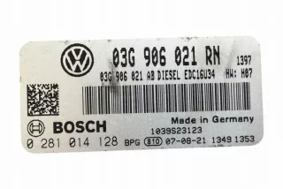 0281014128 Блок управления двигателем Volkswagen Caddy 3 Арт e12245091, вид 3