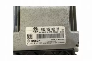 0281014128 Блок управления двигателем Volkswagen Caddy 3 Арт e12245080, вид 2