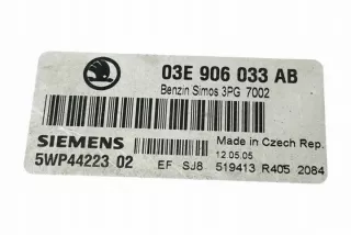 03E906033AB Блок управления двигателем Skoda Fabia 1 Арт e12244727, вид 4