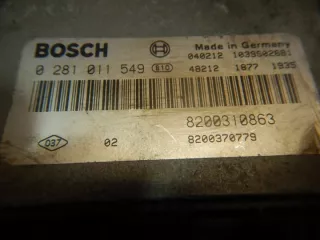 8200310863 0281011549 Блок управления двигателем Renault Scenic 2 Арт e12244479, вид 4