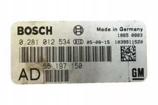 55197150 Блок управления двигателем Opel Signum Арт e12243813, вид 5