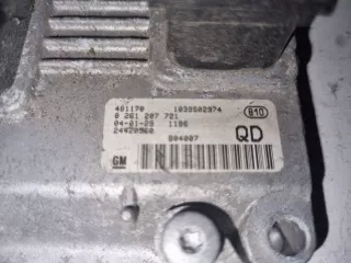 0261207721 1039S02974 Блок управления двигателем Opel Corsa C Арт e12243734, вид 2