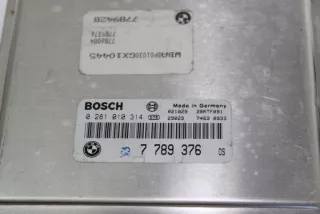 7789376 0281010314 Блок управления двигателем BMW 3 E46 Арт e12240002, вид 2