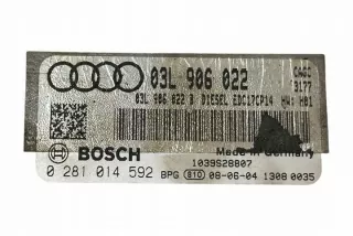0281014592 Блок управления двигателем Audi A4 B8 Арт e12239027, вид 3