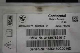 6807634 Блок AirBag BMW 5 F10/F11/GT F07 Арт e12212989, вид 4