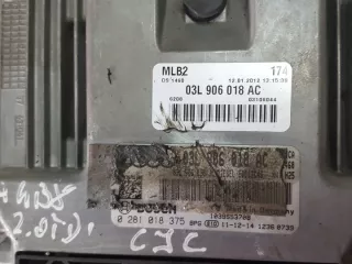 03L906018AC 0281018375 Блок управления двигателем Audi A4 B8 Арт e12199708, вид 2