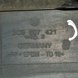 3C9807421 Бампер задний Volkswagen Passat B7 Арт e12175175, вид 2