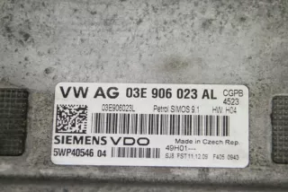 03E906023AL Блок управления двигателем Volkswagen Polo 5 Арт e12174799, вид 2