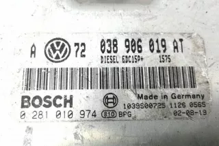 038906019AT Блок управления двигателем Volkswagen Bora Арт e12174216, вид 4