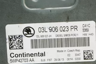 03L906023PR Блок управления двигателем Skoda Superb 2 Арт e12173831, вид 2