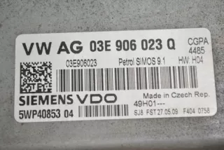03E906023Q Блок управления двигателем Skoda Fabia 2 Арт e12173611, вид 4