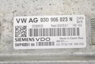 03D906023N Блок управления двигателем Skoda Fabia 2 Арт e12173573, вид 1