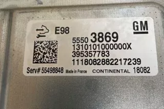 55503869 Блок управления двигателем Opel Astra K Арт e12171930, вид 1