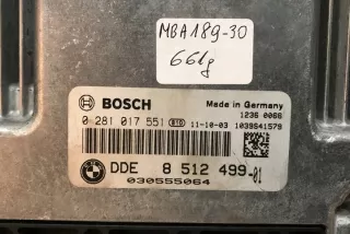 8512499 Блок управления двигателем BMW 1 E81/E82/E87/E88 Арт e12167938, вид 3