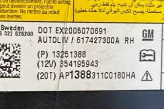 13251388 Подушка безопасности Opel Zafira C Арт e12155279, вид 4