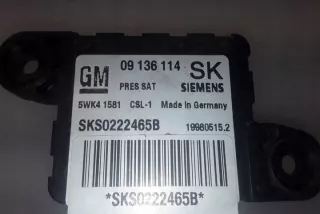 09136114 Датчик удара Opel Vectra B Арт e12153657, вид 2