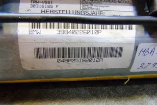 3984022601 Подушка безопасности BMW X5 E53 Арт e12148431, вид 2