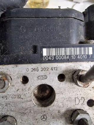 0265202412 Блок ABS Mercedes A W168 Арт e12136729, вид 3