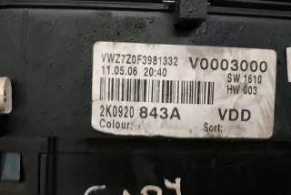 2K0920843A Щиток приборов (приборная панель) Volkswagen Caddy 3 Арт e12130756, вид 2