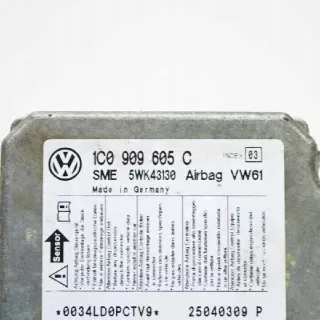 1C0909605C Блок AirBag Volkswagen Passat B5 Арт e12129162, вид 1