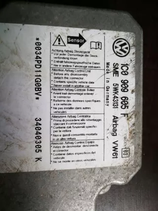 1C0909605F Блок AirBag Seat Alhambra 2 Арт e12128672, вид 1