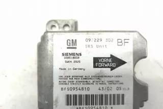F35_ 09229302 Блок AirBag Opel Astra G Арт e12128474, вид 4