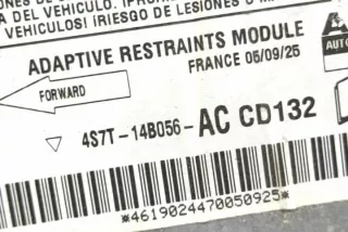 4S7T14B056AC Блок AirBag Ford Mondeo 4 Арт e12127678, вид 1
