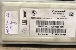 9280186 Блок AirBag BMW 5 F10/F11/GT F07 Арт e12127145, вид 1