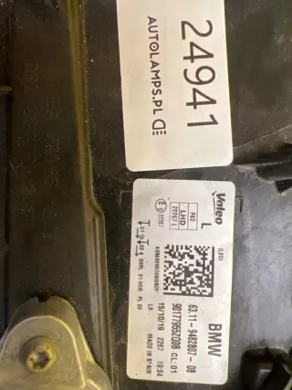 9482807-08 Фара левая BMW 1 F40 Арт e12108276, вид 2